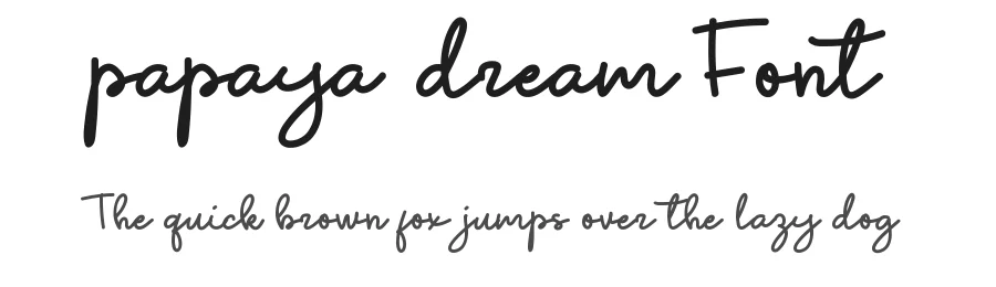 Papaya Dream Font by nihstudio — Display Font