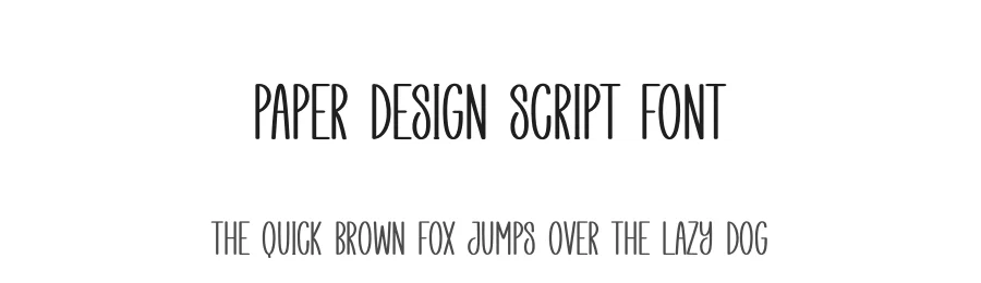 Paper Design Script Font by creativeletter — Display Font