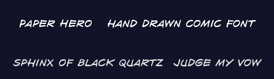 Paper Hero – hand drawn comic font by fonthentic — Decorative Font — thumbnail 2
