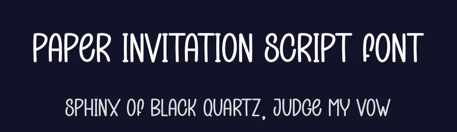 Paper Invitation Script Font by creativeletter — Display Font — thumbnail 2