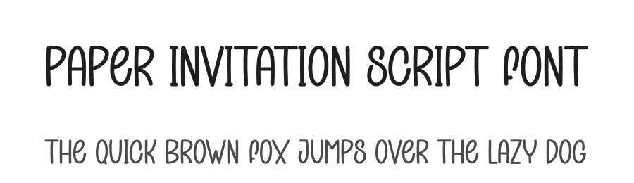 Paper Invitation Script Font by creativeletter — Display Font