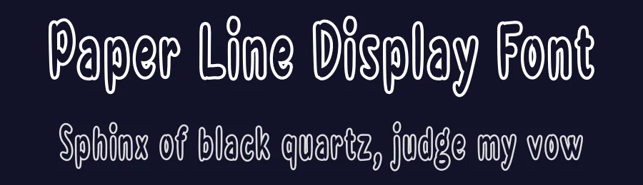 Paper Line Display Font by andikastudio — Script Handwritten Font — thumbnail 2