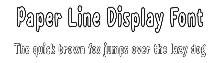 Paper Line Display Font by andikastudio — Script Handwritten Font