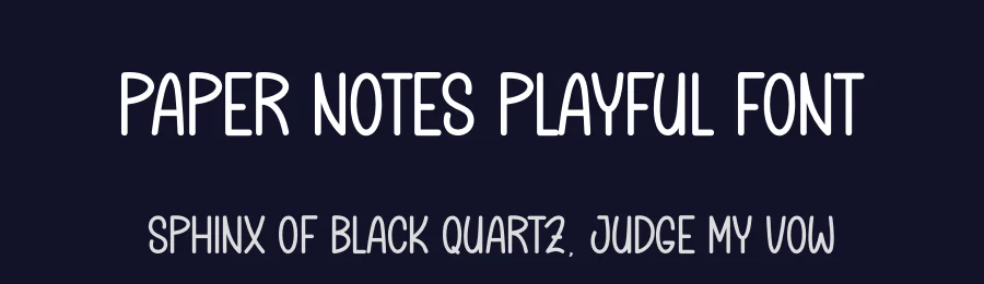 Paper Notes Playful Font by andikastudio — Script Handwritten Font — thumbnail 2
