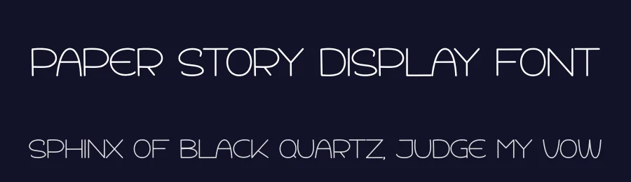 Paper Story Display Font by creativeletter — Display Font — thumbnail 2