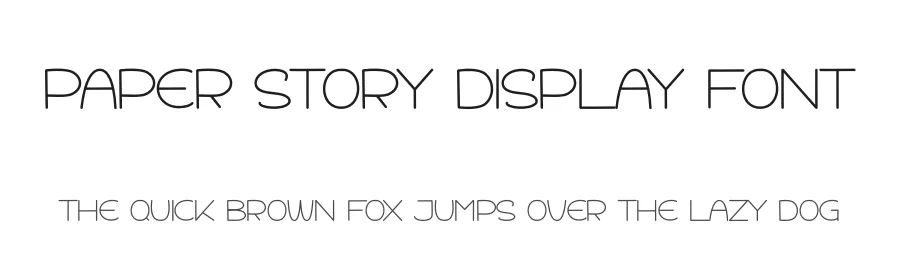 Paper Story Display Font by creativeletter — Display Font