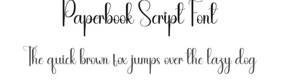 Paperbook Script Font by andikastudio — Script Handwritten Font