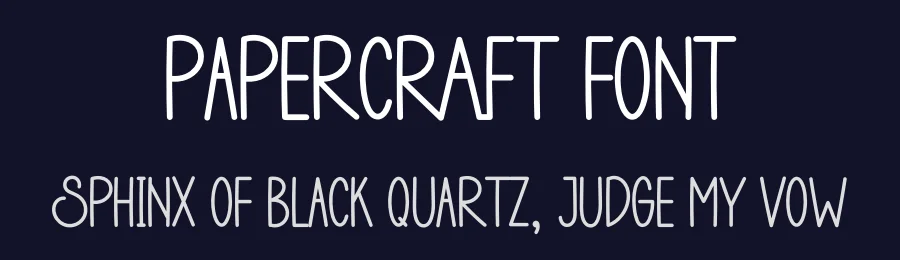 Papercraft Font by inermediaSTUDIO — Display Font — thumbnail 2