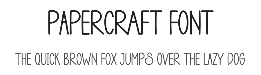 Papercraft Font by inermediaSTUDIO — Display Font