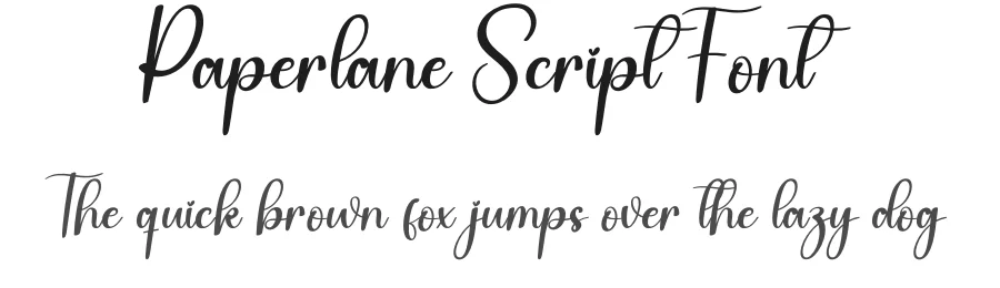Paperlane Script Font by andikastudio — Script Handwritten Font