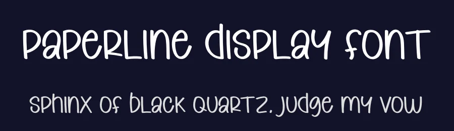 Paperline Display Font by andikastudio — Display Font — thumbnail 2