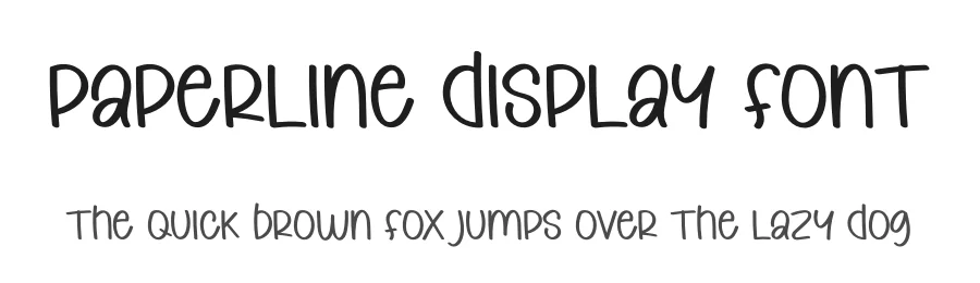 Paperline Display Font by andikastudio — Display Font