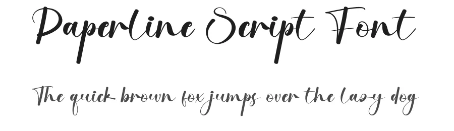 Paperline Script Font by creativeletter — Script Handwritten Font