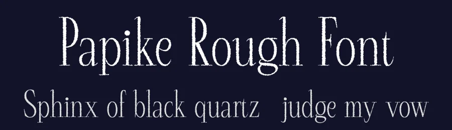 Papike Rough Font by craftsupplyco — Display Font — thumbnail 2