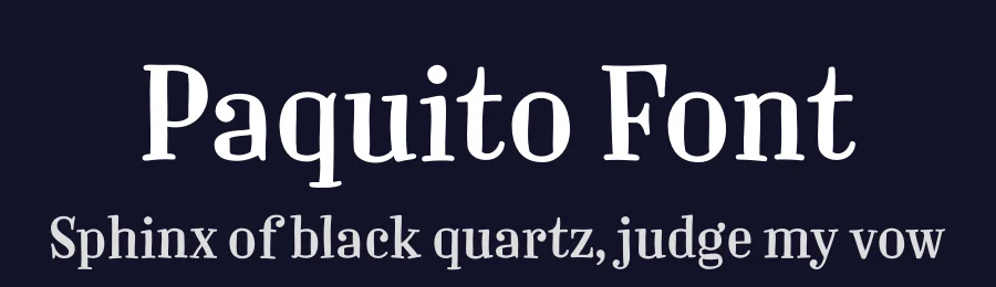 Paquito Font by Indian Type Foundry — Display Font — thumbnail 2