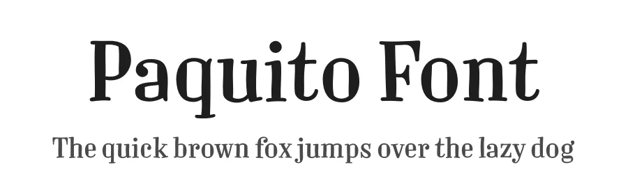 Paquito Font by Indian Type Foundry — Display Font