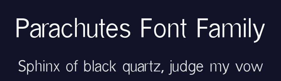 Parachutes Font Family by UICreative — Sans Serif Font — thumbnail 2