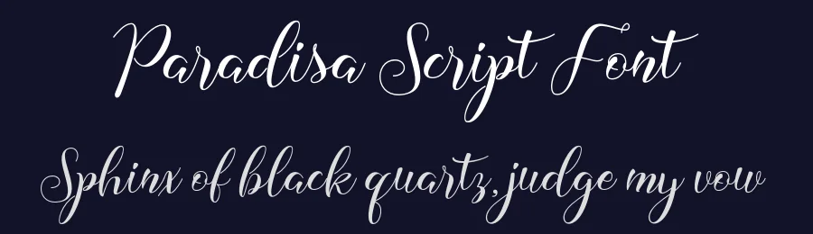 Paradisa Script Font by SlexStudio — Script Handwritten Font — thumbnail 2