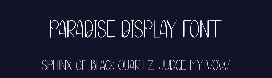 Paradise Display Font by andikastudio — Display Font — thumbnail 2