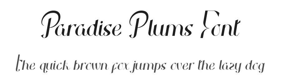 Paradise Plums Font by noahtype — Script Handwritten Font