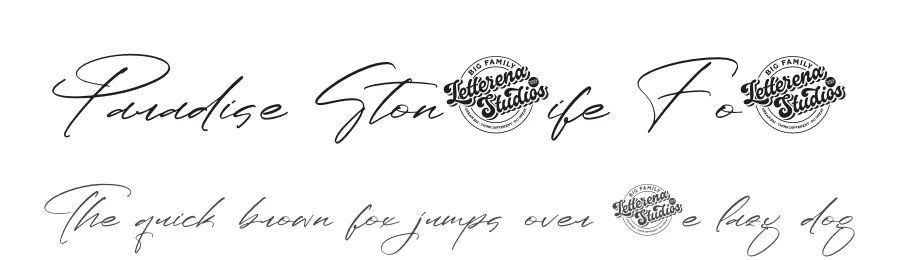 Paradise Stonelife Font by letterenastudios — Script Handwritten Font