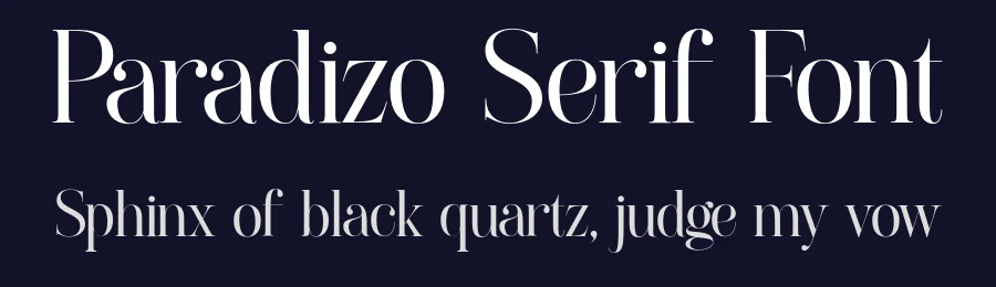 Paradizo Serif Font by Surplus Type Co — Serif Font — thumbnail 2