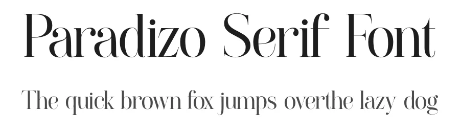Paradizo Serif Font by Surplus Type Co — Serif Font
