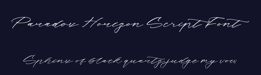 Paradox Horizon Script Font by stylishtype.co — Script Handwritten Font — thumbnail 2