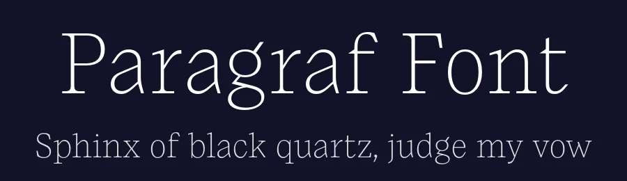 Paragraf Font by Typeji — Display Font — thumbnail 2
