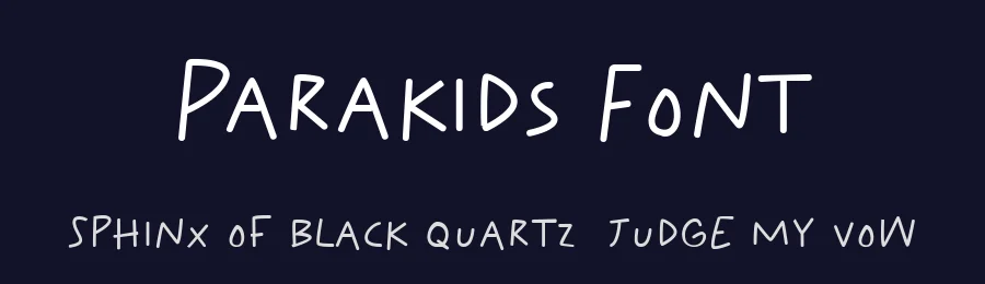 Parakids Font by Demfont — Script Handwritten Font — thumbnail 2
