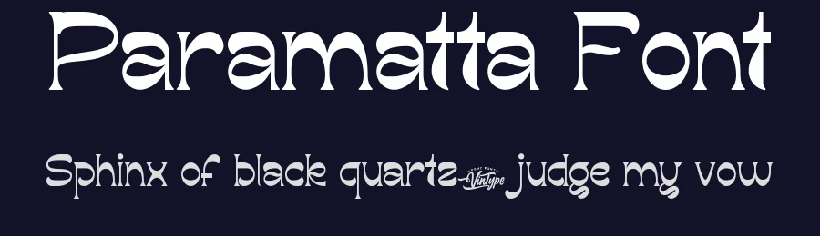 Paramatta Font by VinType — Display Font — thumbnail 2