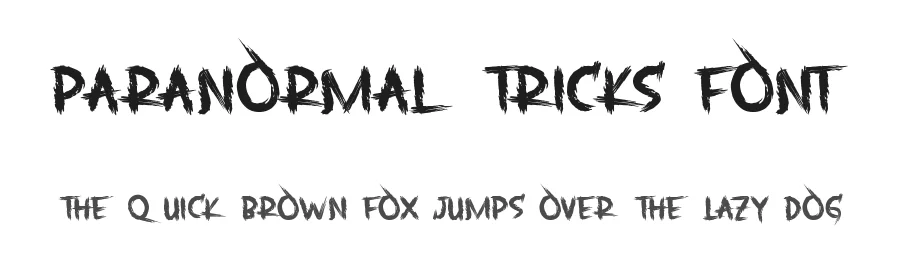 Paranormal Tricks Font by noahtype — Display Font