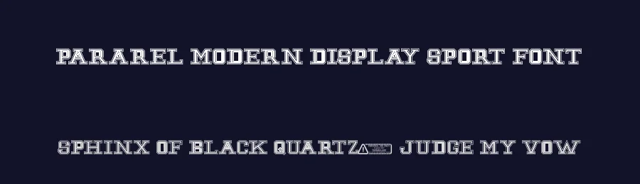 Pararel Modern Display Sport Font by Kong Font — Display Font — thumbnail 2