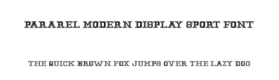 Pararel Modern Display Sport Font by Kong Font β Display Font