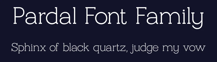 Pardal Font Family by bydani — Slab Serif Font — thumbnail 2