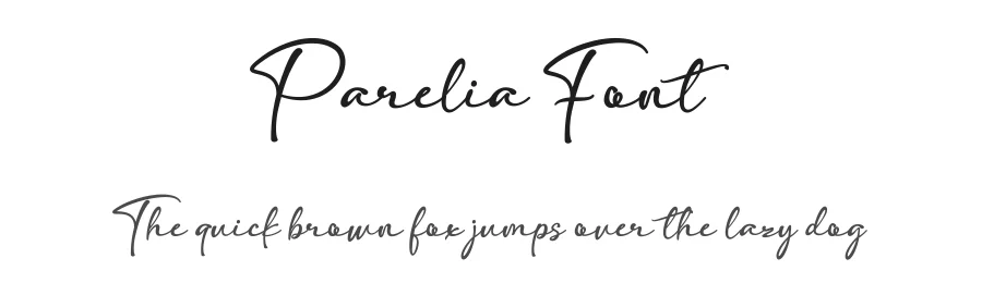 Parelia Font by Basnistudio — Script Handwritten Font