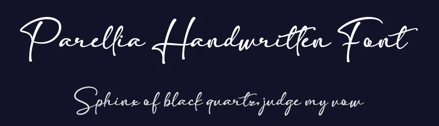 Parellia Handwritten Font by Basnistudio — Script Handwritten Font — thumbnail 2