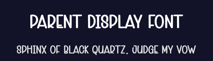Parent Display Font by andikastudio — Display Font — thumbnail 2