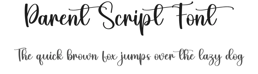 Parent Script Font by creativeletter — Script Handwritten Font