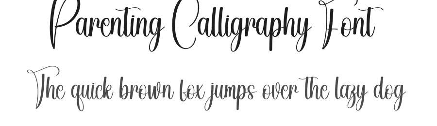 Parenting Calligraphy Font by andikastudio — Script Handwritten Font