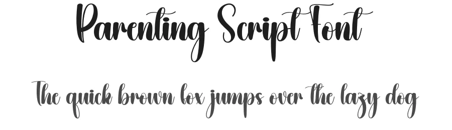 Parenting Script Font by creativeletter — Script Handwritten Font
