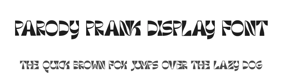 Parody Prank Display Font by timelesstype.co — Display Font