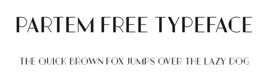 Partem Free Typeface by Yasin Yalçın — Display Font