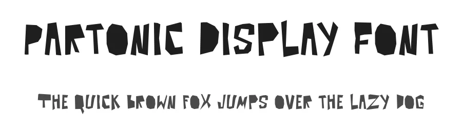 Partonic Display Font by Pinisiart — Display Font