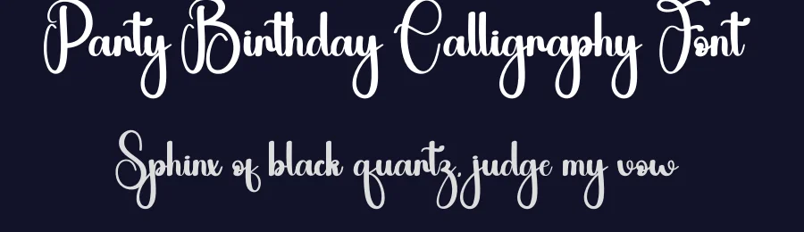 Party Birthday Calligraphy Font by andikastudio — Script Handwritten Font — thumbnail 2