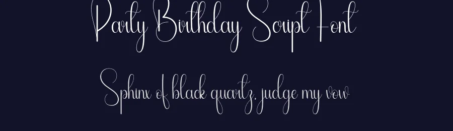 Party Birthday Script Font by andikastudio — Script Handwritten Font — thumbnail 2