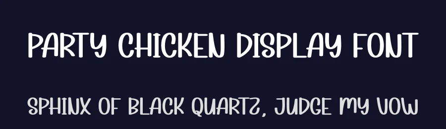 Party Chicken Display Font by andikastudio — Script Handwritten Font — thumbnail 2