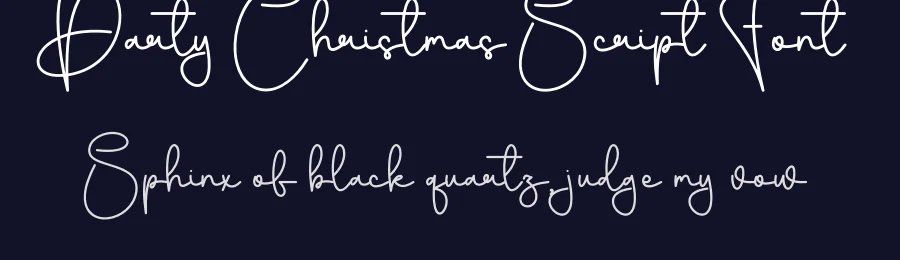 Party Christmas Script Font by creativeletter — Script Handwritten Font — thumbnail 2
