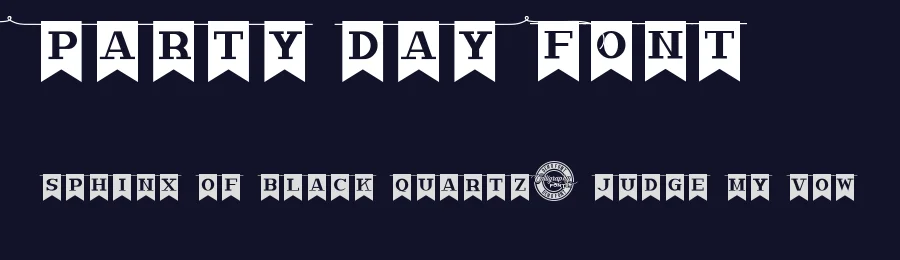 Party Day Font by CalligraphyFonts.net — Display Font — thumbnail 2