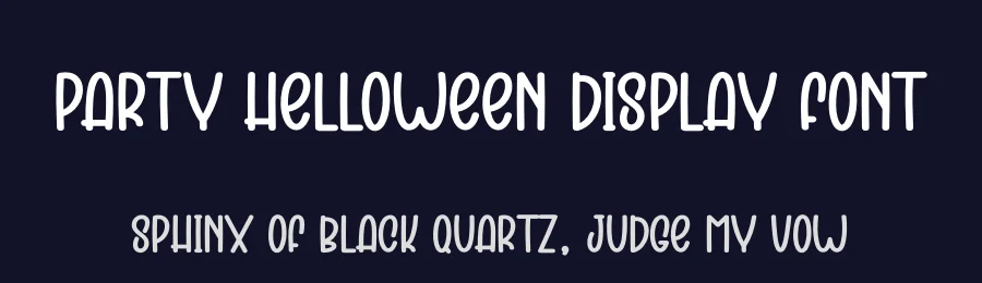 Party Helloween Display Font by andikastudio — Display Font — thumbnail 2